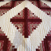Log Cabin Queen Quilt