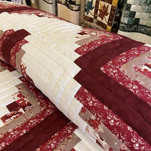 Log Cabin Queen Quilt
