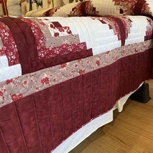 Log Cabin Queen Quilt
