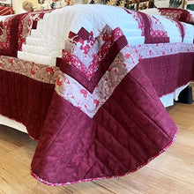 Log Cabin Queen Quilt