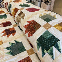 Tinted Autumn Leaves Queen Quilt