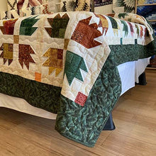 Tinted Autumn Leaves Queen Quilt