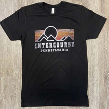 Orange Stripe Mountain T-Shirt