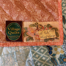Teal & Coral Surf Song King Quilt