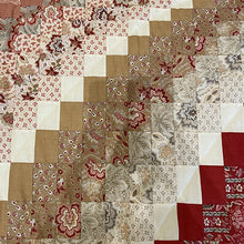 Red & Tan Surf Song King Quilt