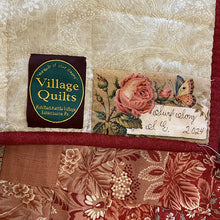 Red & Tan Surf Song King Quilt