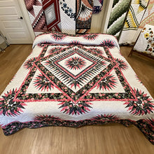 Exploding Compass King Quilt