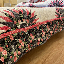Exploding Compass King Quilt