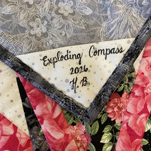 Exploding Compass King Quilt
