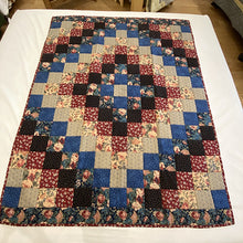 Chain Squares Throw Quilt