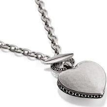 Inner Circle Heart Toggle Necklace
