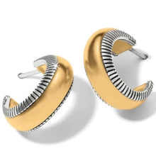 Interlok Noir Small Hoop Earrings