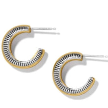 Interlok Noir Small Hoop Earrings