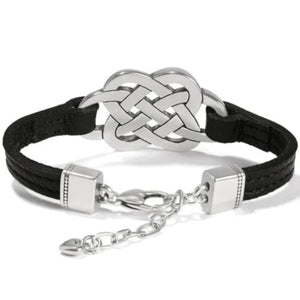Trellis Leather Bracelet