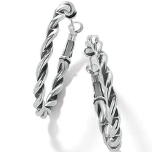 Interlok Twist Oval Leverback Hoop Earrings