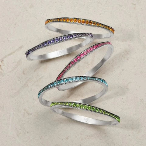 Light Hearted Crystal Bangle