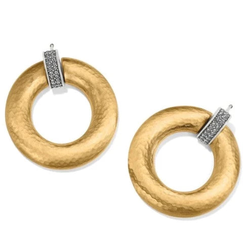 Geo Post Drop Earrings