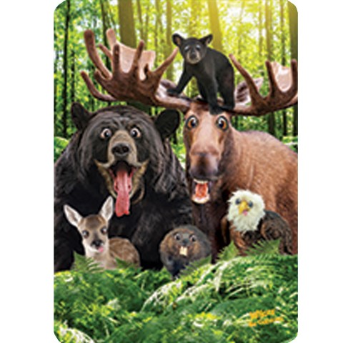 Wildlife Selfie Playing Cards