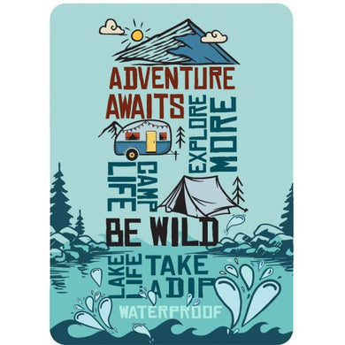 Adventure Awaits Waterproof Playing Cards