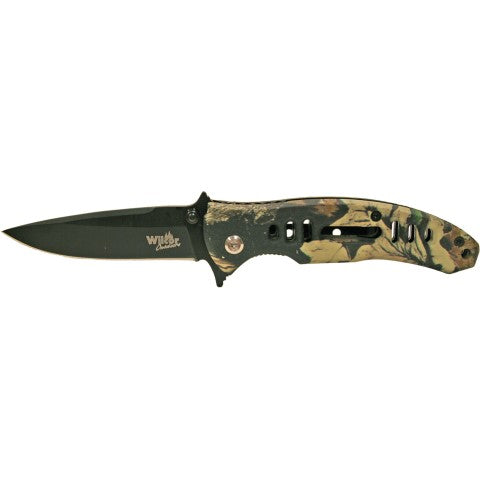 Camo Rubber Grip Knife