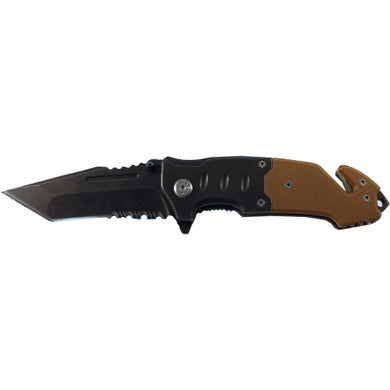 Gun Metal Open Assist Knife