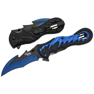 Blue Spikes Speed Safe Knife