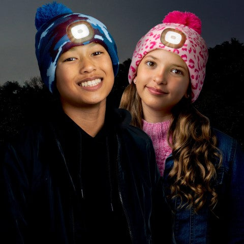 Kids' Rechargeable LED Beanie