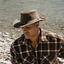 Cheyenne Leather Hat