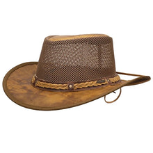 Wagga Wagga with Mesh Leather Hat