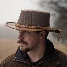 Wagga Wagga with Mesh Leather Hat