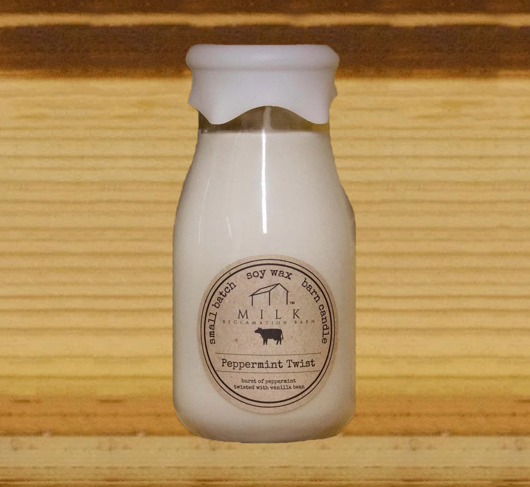 Milk Reclamation Barn Peppermint Twist Candle