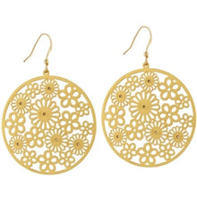 Posey Disc French Wire Earrings