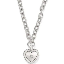Bold Heart Two Tone Necklace
