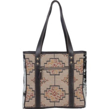 Fleur Hand-Tooled Tote Bag