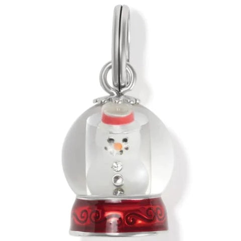 Snow Globe Snowman Charm