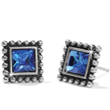 Sparkle Square Mini Post Earrings