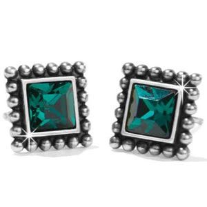 Sparkle Square Mini Post Earrings