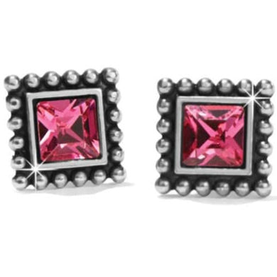 Sparkle Square Mini Post Earrings