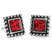 Sparkle Square Mini Post Earrings