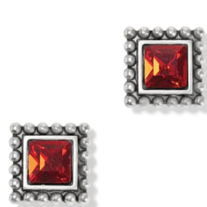 Sparkle Square Mini Post Earrings