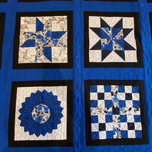 Bright Blue Sampler Quilt