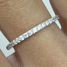 Cubic Zirconia Eternity Band Ring