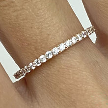 Cubic Zirconia Eternity Band Ring