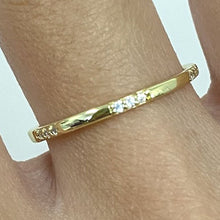 Cubic Zirconia Trio Eternity Band Ring