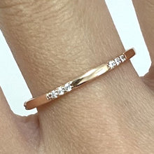 Cubic Zirconia Trio Eternity Band Ring