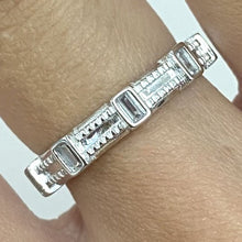 Rectangle Bezel Band Eternity Ring