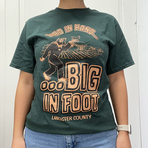Bird In Hand Bigfoot T-Shirt