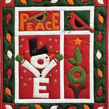 LOVE, JOY, PEACE Quilt Wall Hanging Kit