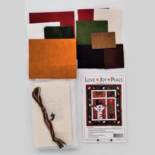 LOVE, JOY, PEACE Quilt Wall Hanging Kit