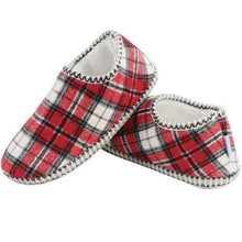 Cozy Plaid Cabin Bootie Slippers